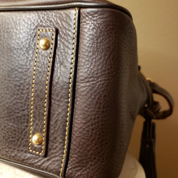 ❤ Dooney  Florentine Double Pocket Satchel Tmoro - Picture 13 of 15